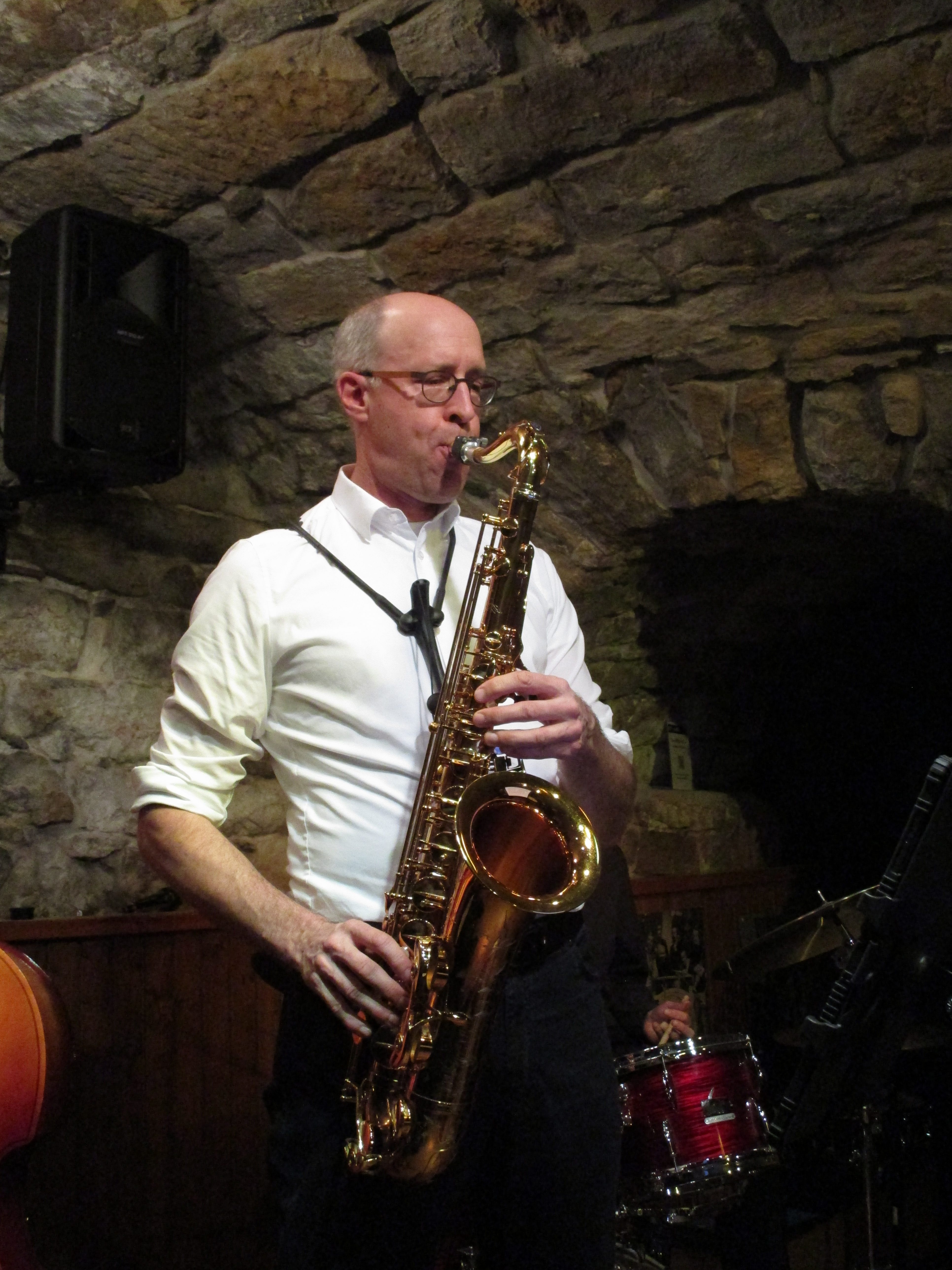 Porträt von Tenorsaxophonist Michael Haug